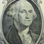 George Washington is on the $1 bill.