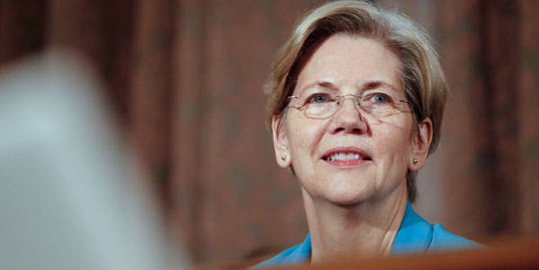 Sen. Elizabeth Warren questions why bankers haven't been prosecuted after illegal activities.© James Berglie/ZUMA Press/Corbis