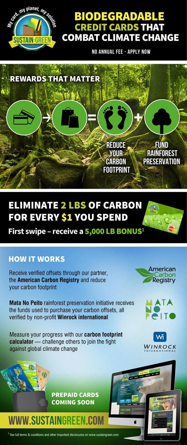 How Sustain:Green cards work