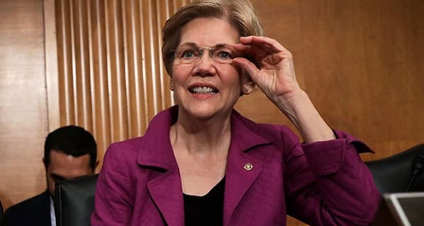 Sen. Elizabeth Warren, D-Mass., introduced a bill that would simplify tax filing, but it has drawbacks. Alex Wong/Getty Images