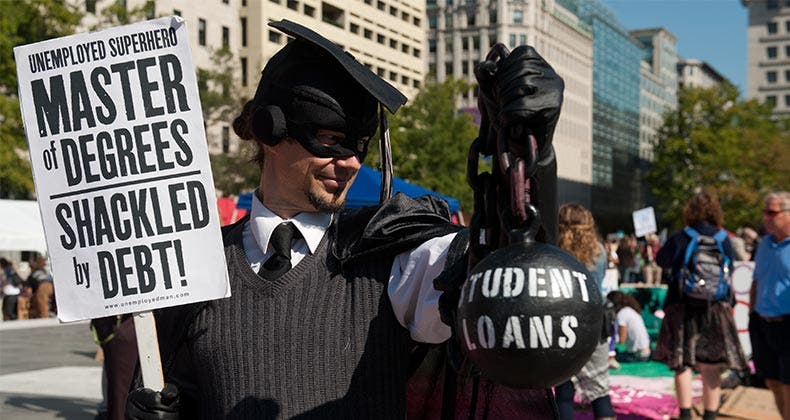 Student loans a back burner issue for GOP