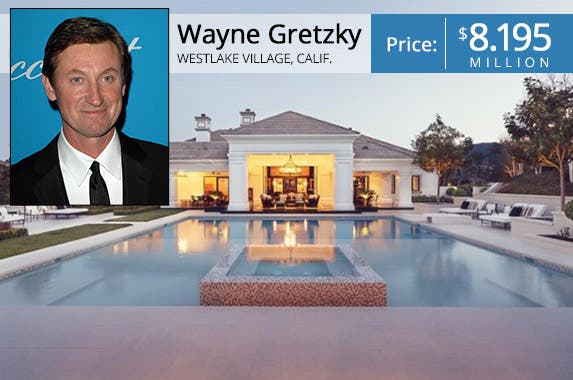 Celeb house for sale: Wayne Gretzky's California estate | House: Realtor.com | Wayne: © s_bukley Shutterstock.com