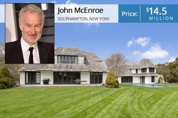 See tennis great John McEnroe’s smashing estate John McEnroe | Anthony Harvey/Getty Images; House: Realtor.com