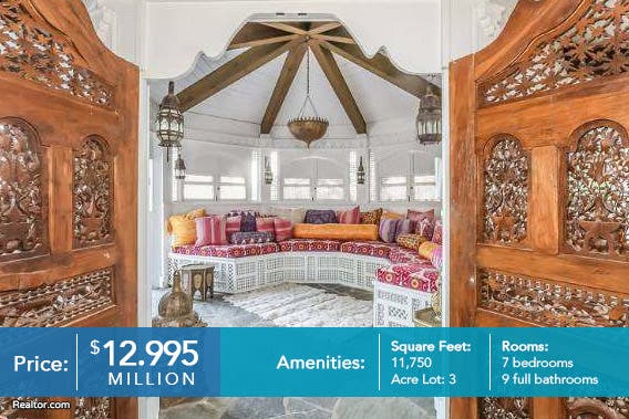 Celebrity house for sale: Mariah Carey Nick Cannon © Realtor.com | s_buckley/Shutterstock.com