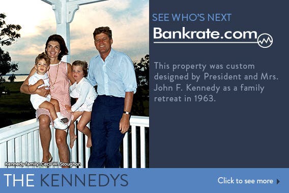 This property was custom designed by President and Mrs. John F. Kennedy as a family retreat in 1963. © Kennedy family: Cecil W. Stoughon