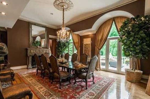 Dining room, Celebrity house for sale: Realtor.com