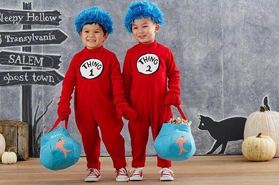 Thing 1 Thing 2 Photo courtesy of Pottery Barn Kids