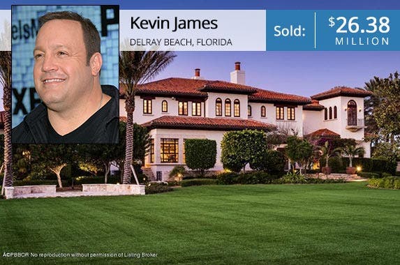 Comedian Kevin James lists Florida estate for $29M Kevin James | Grant Lamos IV/Getty Images; House: Realtor.com