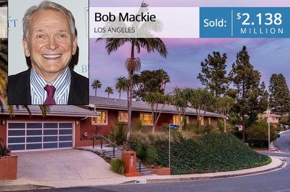 Celebrity designer Bob Mackie sheds Hollywood home Bob Mackie | Jim Spellman/WireImage/Getty Images; House: Redfin
