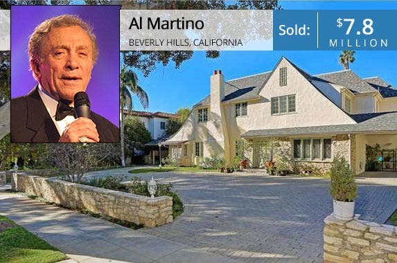 'Godfather' singer Al Martino’s home sold for $7.8M Al Martino | ullstein bild/Getty Images; House: Redfin
