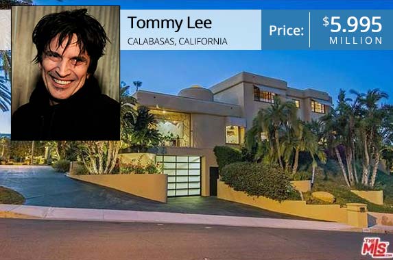 See the 'Home Sweet Home' of Motley Crue's Tommy Lee Tommy Lee | Kevin Winter/Getty Images; House: Realtor.com