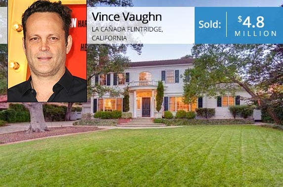 Vince Vaughn sells LA-area home Vince Vaughn | Jason LaVeris/FilmMagic/Getty Images; House: Redfin