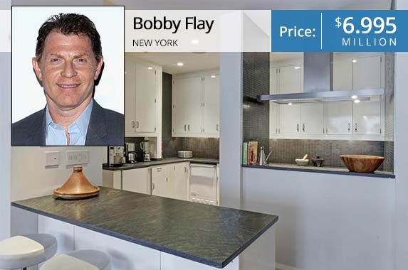 Bobby Flay serves up home for sale Bobby Flay | Jim Spellman/Getty; House: Realtor.com