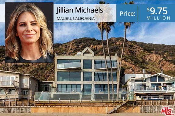 Ex-'Biggest Loser' trainer seeks to lose beach house Jillian Michaels | Michael Tran/Getty Images; House: Redfin