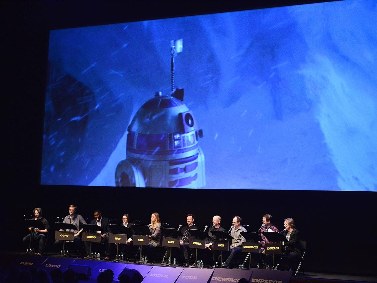 “The Empire Strikes Back” panel at a conference