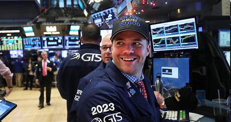 Dow hits 20,000 | Spencer Platt/Getty Images