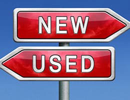 2. Decide between new or used © Dirk Ercken/Shutterstock.com