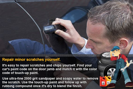 Repair minor scratches yourself | © Photodiem/Shutterstock.com