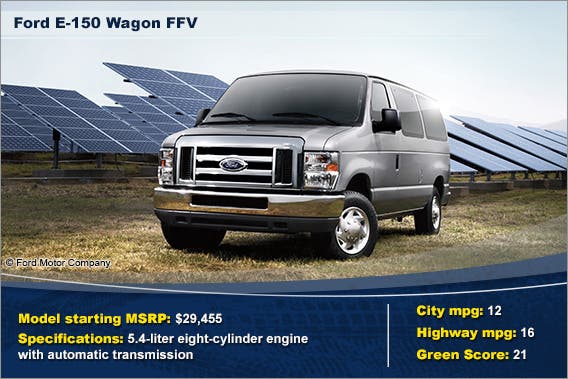 Ford E-150 Wagon FFV © Ford Motor Company