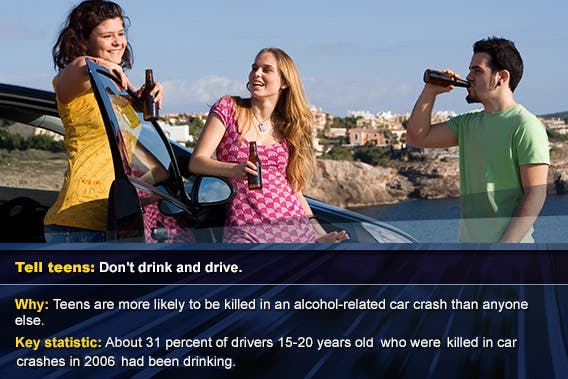 Don't drink and drive © MANDY GODBEHEAR/Shutterstock.com, overlay: © SP-Photo/Shutterstock.com