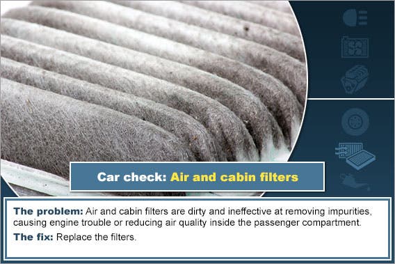 Air and cabin filters © Phiroon/Shutterstock.com
