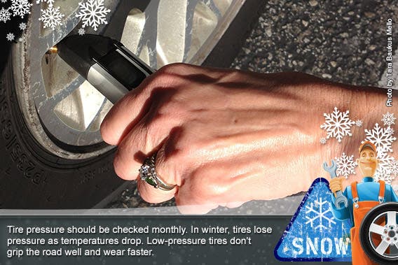 Tire pressure © Photo by Tara Baukus Mello