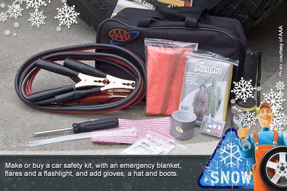 Car safety kit © Photo courtesy of AAA