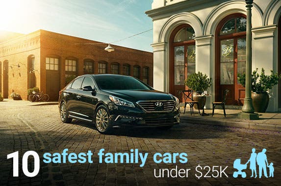 10 safest family cars under $25,000 © Hyundai