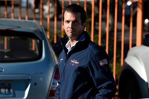 Donald Trump Jr., 38 Donald Trump Jr., 38 | David Becker/Getty Images