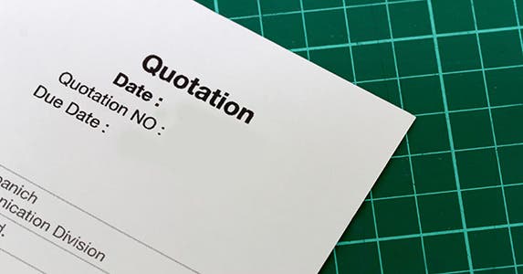 Document of quotation