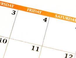 Use your calendar