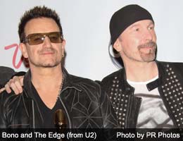 Bono and The Edge (from U2) Bono and The Edge (from U2)