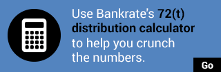 Use Bankrate's 72(t) distribution calculator to help you crunch the numbers