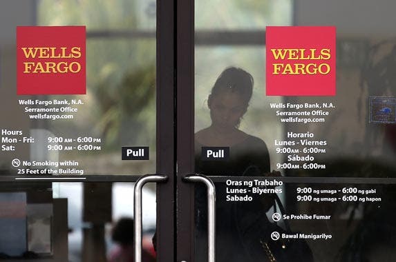 Wells Fargo Bank Wells Fargo Bank | Justin Sullivan/Getty Images