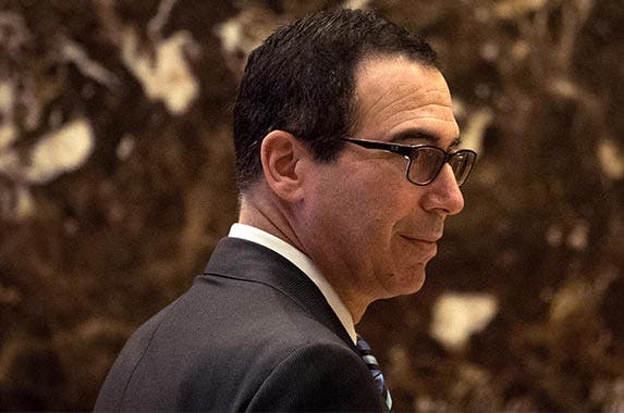 Steve Mnuchin Steve Mnuchin | Drew Angerer/Getty Images