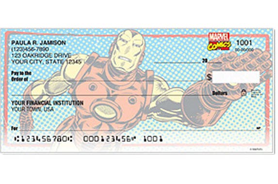 Vintage Marvel comic-book heroes
