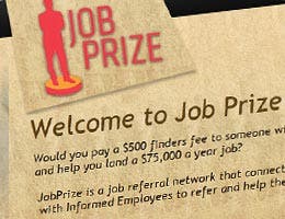 A job offer for the low, low price of $600? A job offer for the low, low price of $600?
