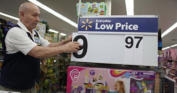Collect discounts from Walmart Collect discounts from Walmart | Joe Raedle/Getty Images