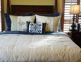 Wooden bed