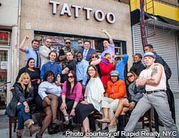 Wear that logo with pride © Photo courtesy of Rapid Realty NYC
