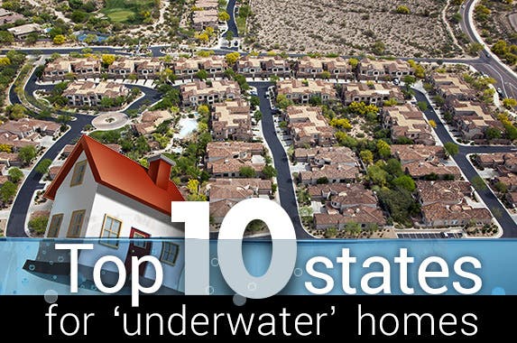 Arizona aeriel view: © Tim Roberts Photography/Shutterstock.com; House underwater:© Lightspring/Shutterstock.com