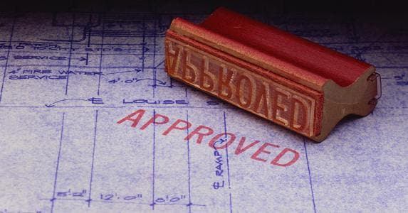 Approved blueprints © iStock