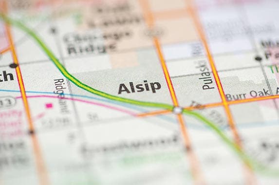 Alsip, Illinois Alsip, Illinois © sevenMaps7/Shutterstock.com