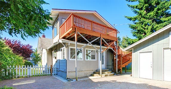 Two-story addition