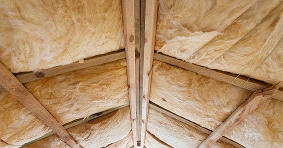 Add fiberglass attic insulation