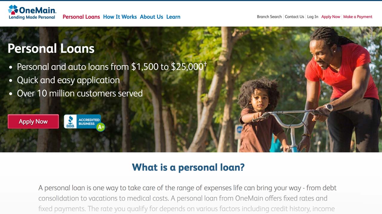 OneMain Financial personal loans: 2018 comprehensive review