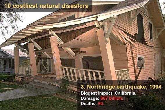 10 costliest natural disasters