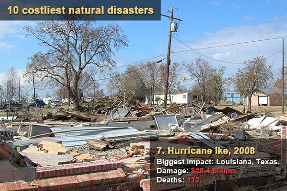10 costliest natural disasters