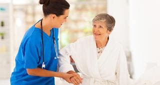 Nurse helping older woman © michaeljung/Shutterstock.com