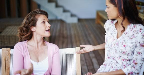 Mother and daughter having a disagreement © iStock